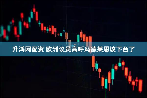升鸿网配资 欧洲议员高呼冯德莱恩该下台了