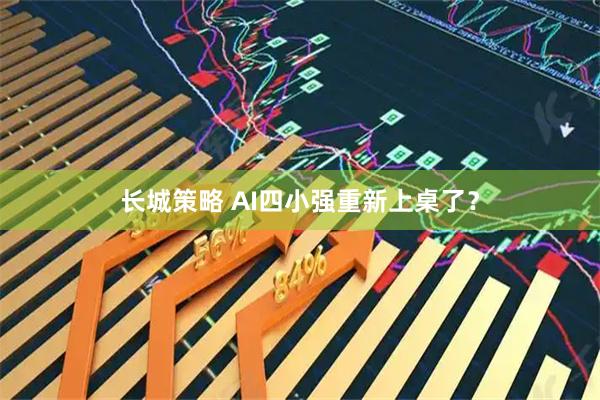 长城策略 AI四小强重新上桌了？